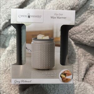 Stylish Gray Hobnail Wax Warmer